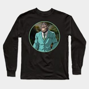 Suited Gorilla Long Sleeve T-Shirt